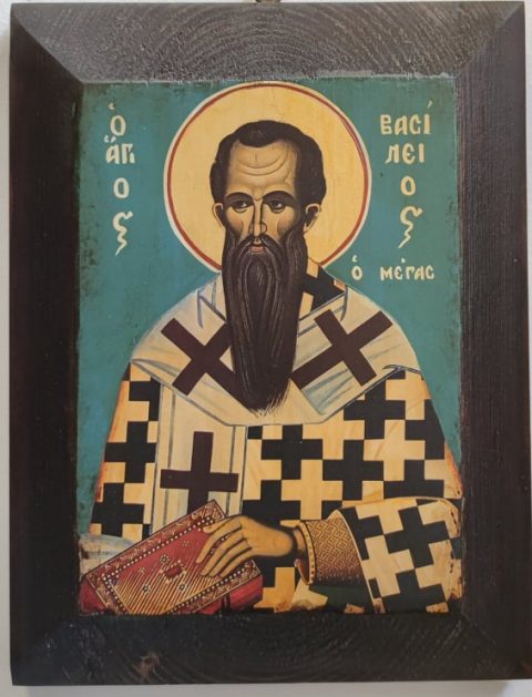 Icon of aged Saint Basil