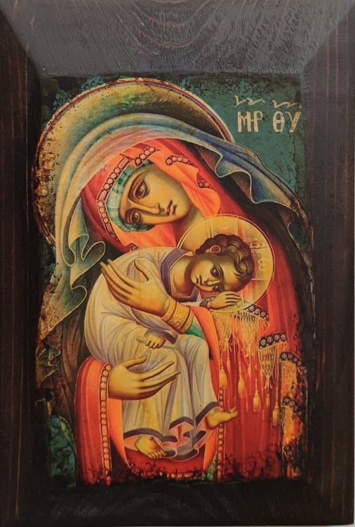 Icon of an aged Virgin