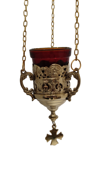Ecclesiastical Candle Pendant Bronze Gold
