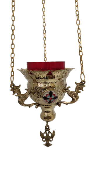 Ecclesiastical Candle Hanging Gold
