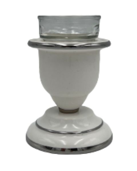 Porcelain Table Lamp 9.30x13cm White