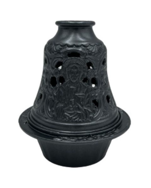 Candle Metal Bell 10.5x13cm Anthracite